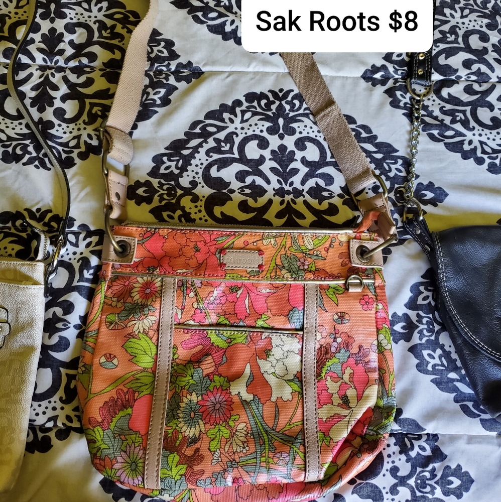 Sak Roots cross body purse